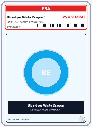 Blue-Eyes White Dragon 1st #DDS-001