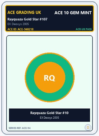 Rayquaza Gold Star #107